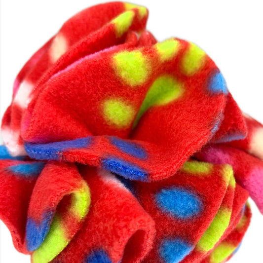 Small Snuffle Ball - Multicoloured Paws - CanineCraftsUK