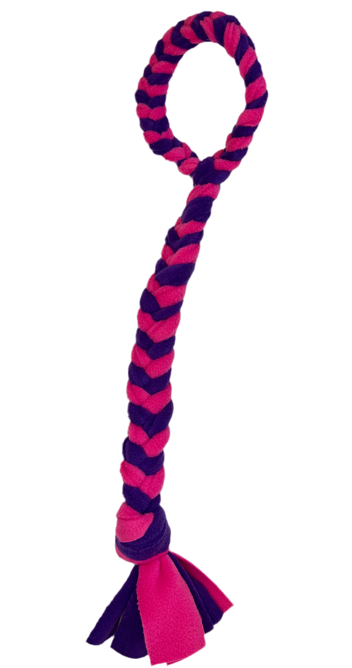 Plaited Loop Tug Toy - CanineCraftsUK