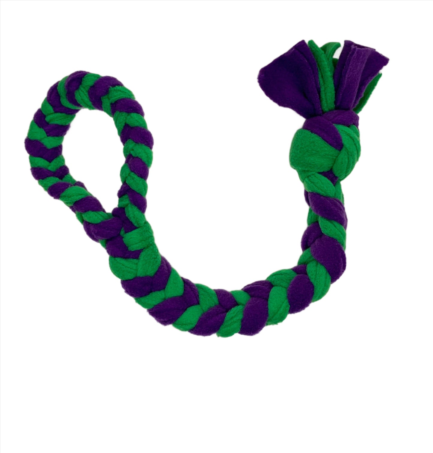 Plaited Loop Tug Toy - CanineCraftsUK
