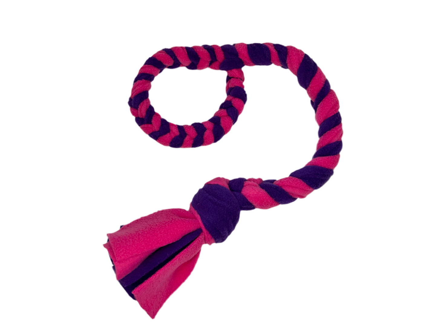 Plaited Loop Tug Toy - CanineCraftsUK