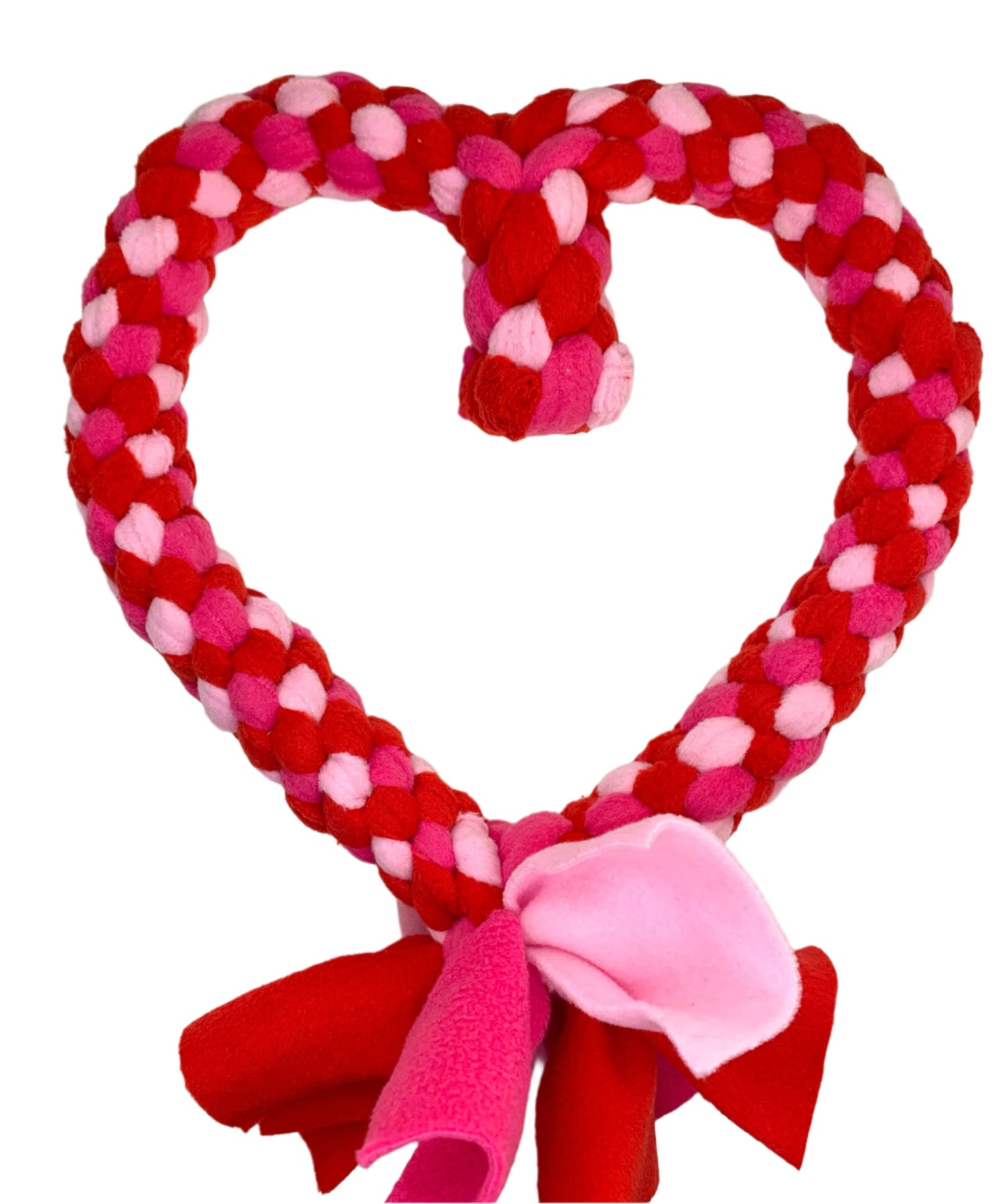 Large Love Heart Tug Toy - CanineCraftsUK