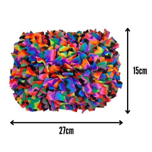 Small Multicoloured Snuffle Mat - CanineCraftsUK