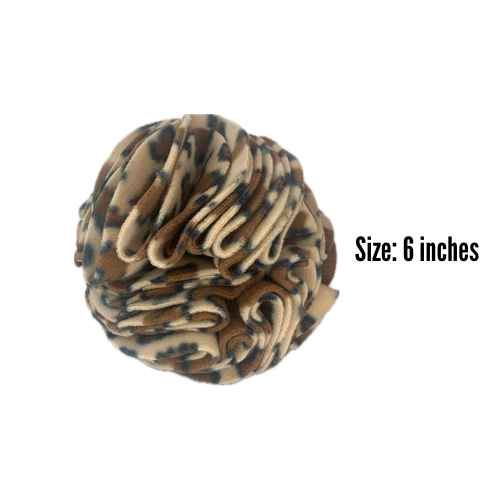 Medium Snuffle Ball - Leopard Print - CanineCraftsUK