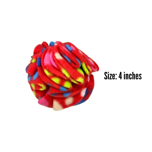 Small Snuffle Ball - Multicoloured Paws - CanineCraftsUK