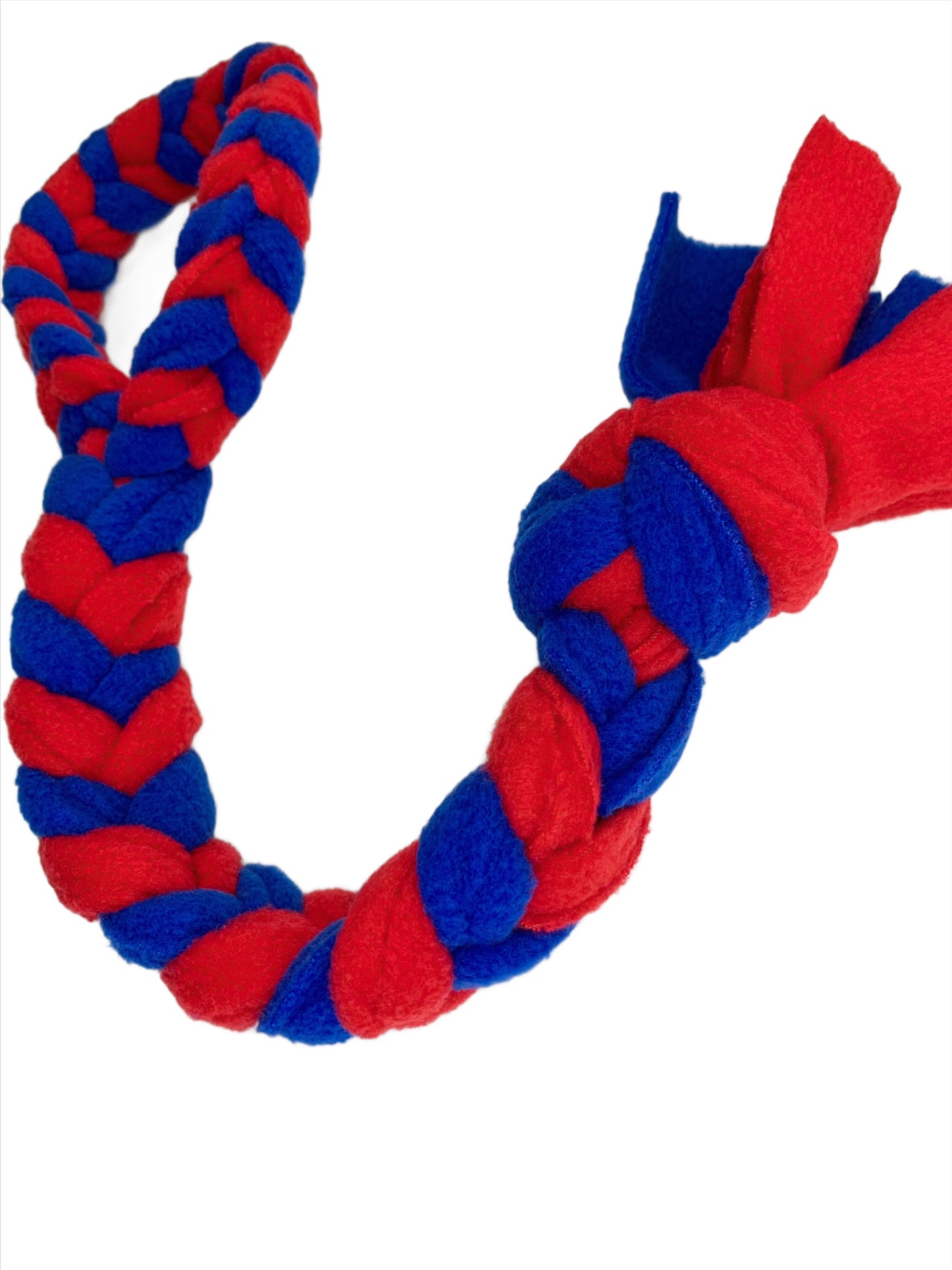 Plaited Loop Tug Toy - CanineCraftsUK