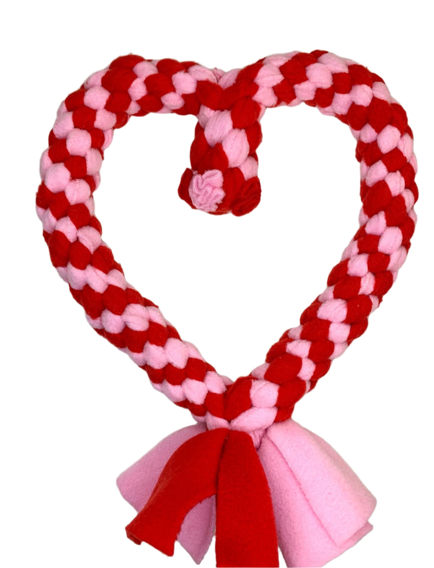 Medium Love Heart Tug Toy - CanineCraftsUK