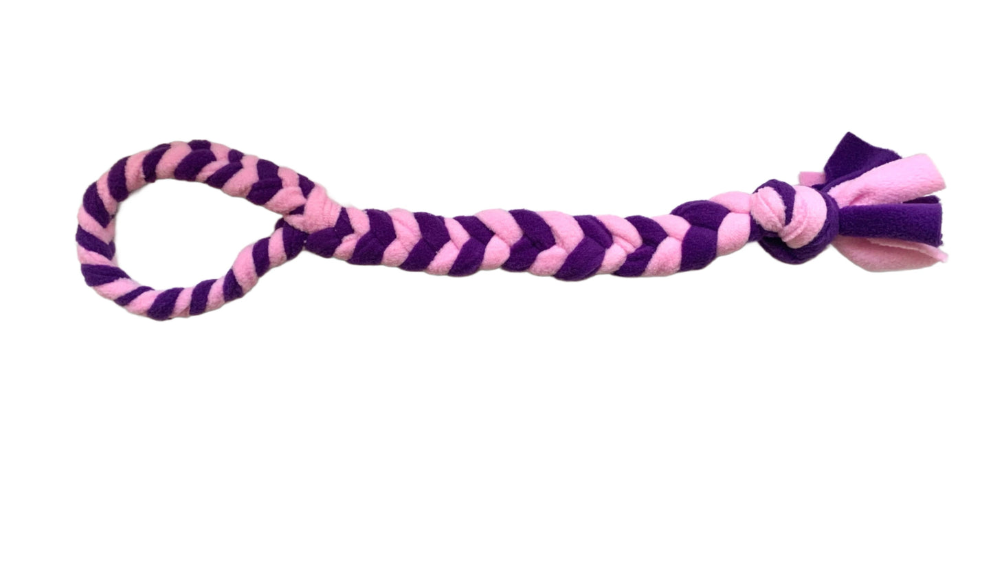 Plaited Loop Tug Toy - CanineCraftsUK