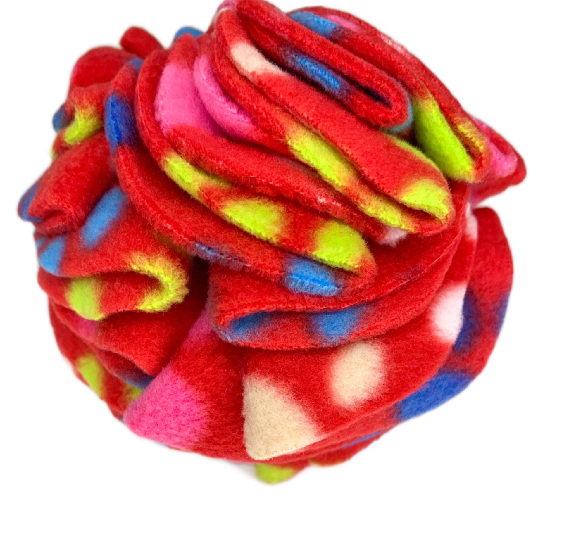 Small Snuffle Ball - Multicoloured Paws - CanineCraftsUK