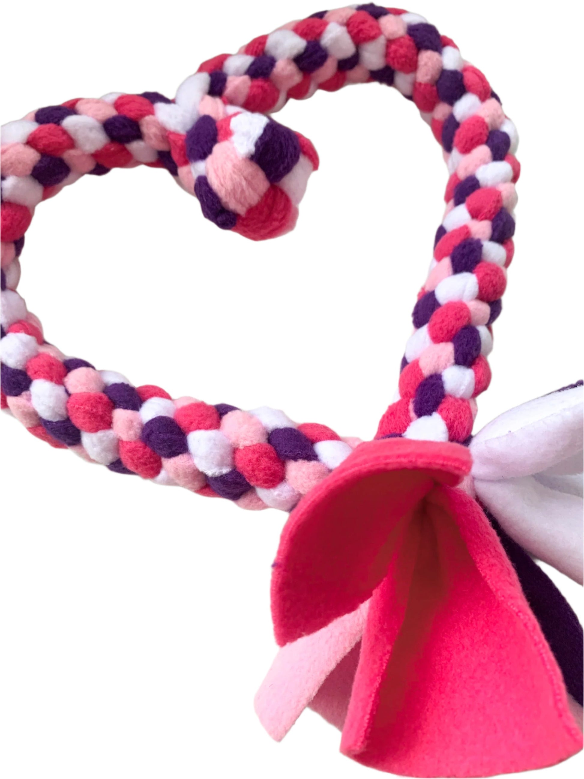 Medium Love Heart Tug Toy - CanineCraftsUK