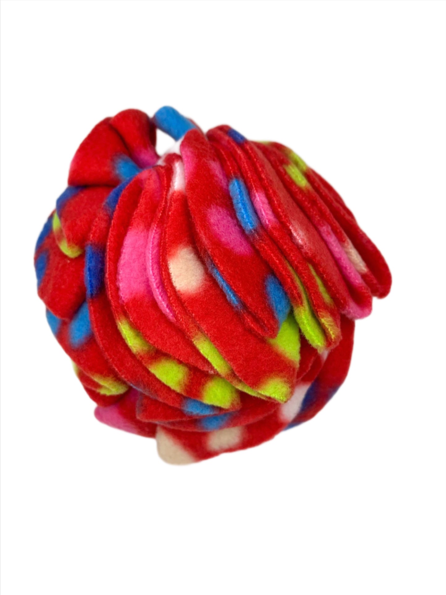 Small Snuffle Ball - Multicoloured Paws - CanineCraftsUK