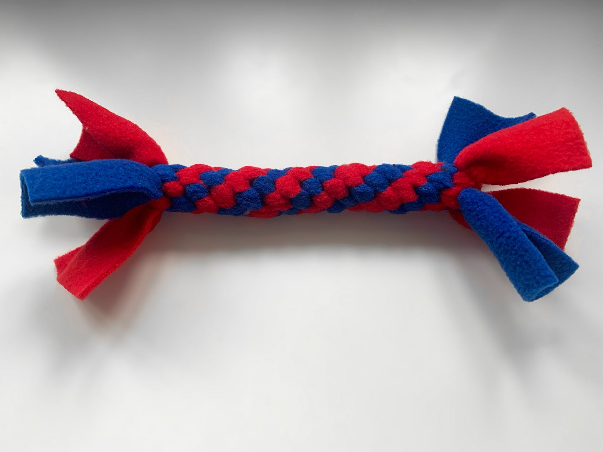 Small Spiral Toy - Red and Blue - CanineCraftsUK