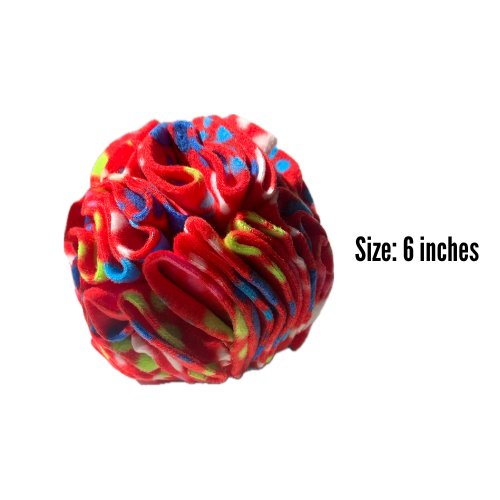 Medium Snuffle Ball - Multicoloured Paws - CanineCraftsUK