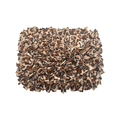 Snuffle mat enrichment for dogs