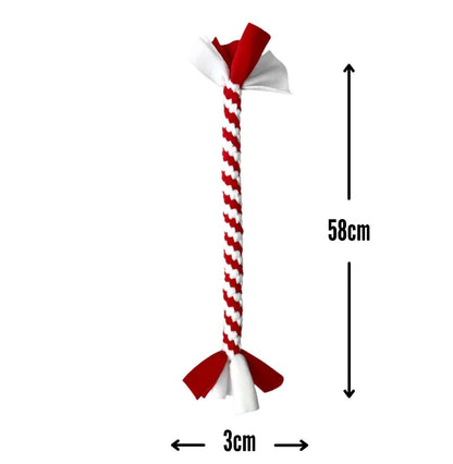 XL Spiral Tug - Red and White