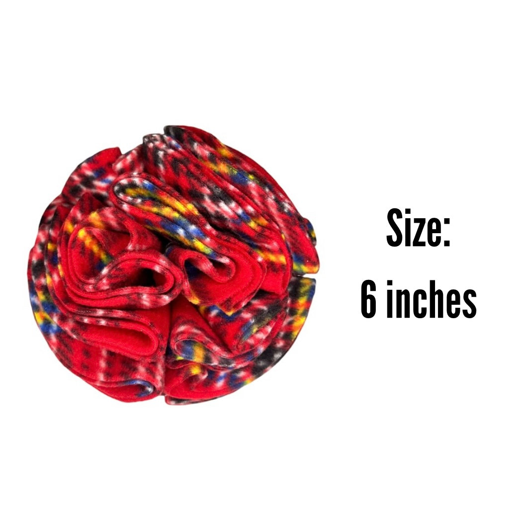 Tartan snuffle ball