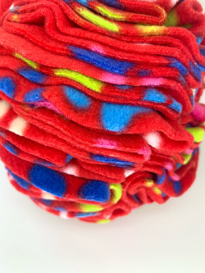 Medium Snuffle Ball - Multicoloured Paws - CanineCraftsUK