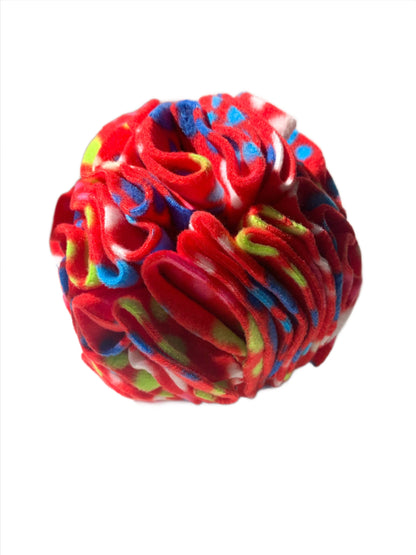 Medium Snuffle Ball - Multicoloured Paws - CanineCraftsUK