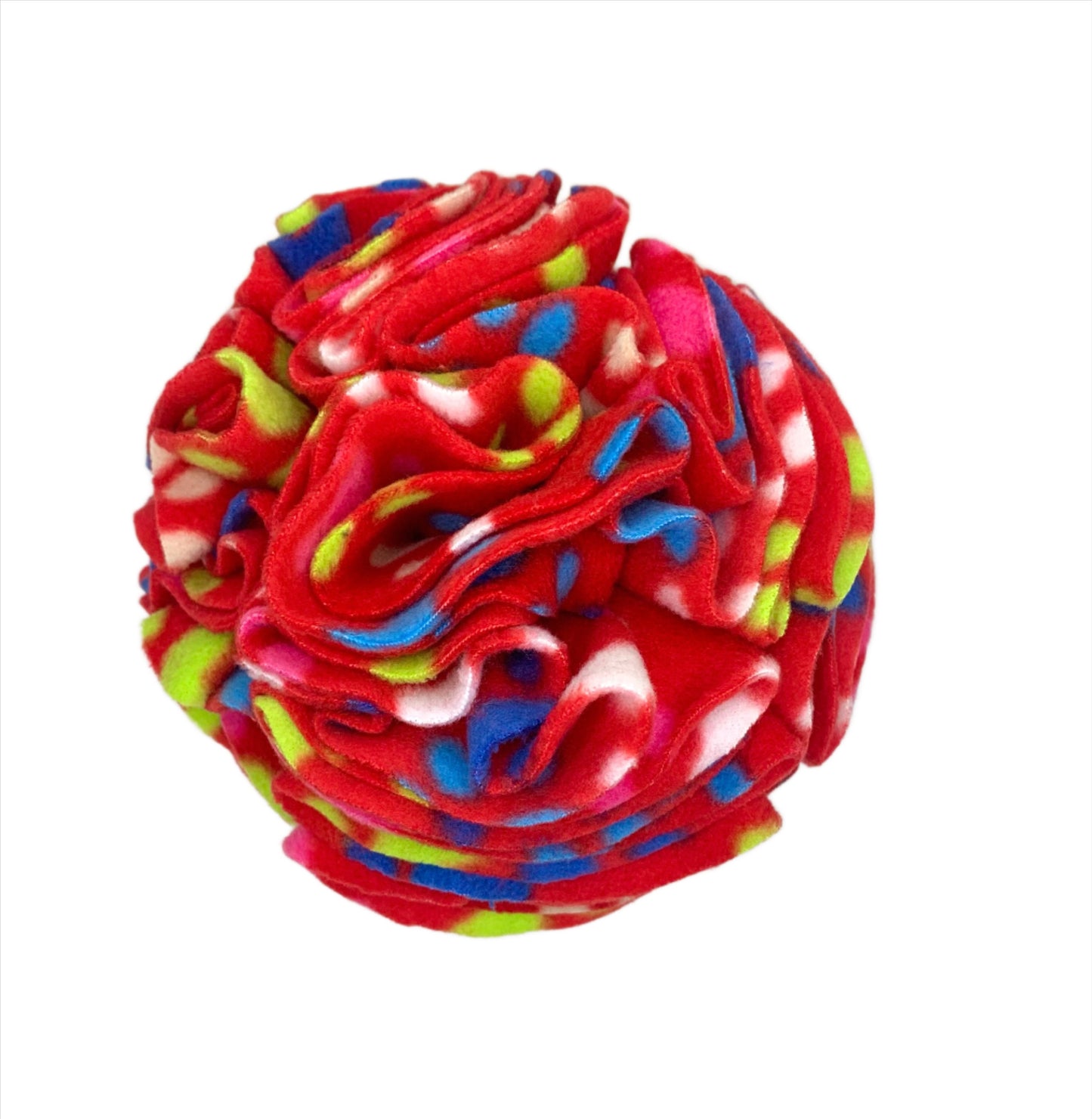 Medium Snuffle Ball - Multicoloured Paws - CanineCraftsUK